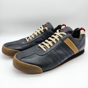 Camper Peu Men's Black Leather Lace Up Casual Sneakers Shoes Size 45, 11.5-12